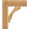Ekena Millwork Merced Block Rough Sawn Bracket, Western Red Cedar, 6"W x 24"D x 28"H BKT06X24X28MRC05RWR - alternate 3